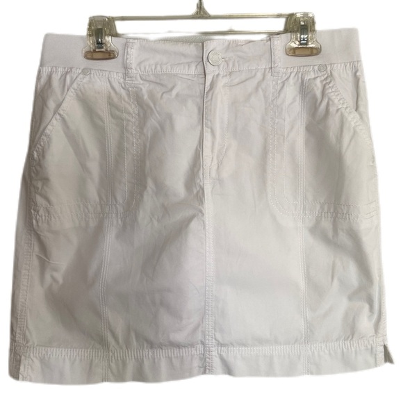 Gloria Vanderbilt Pennie Skort White Size 6 - Picture 1 of 13